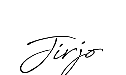 How to make Jirjo signature? Antro_Vectra_Bolder is a professional autograph style. Create handwritten signature for Jirjo name. Jirjo signature style 7 images and pictures png