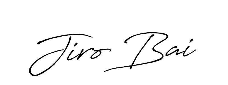 Similarly Antro_Vectra_Bolder is the best handwritten signature design. Signature creator online .You can use it as an online autograph creator for name Jiro Bai. Jiro Bai signature style 7 images and pictures png