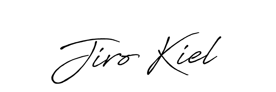 Jiro Kiel stylish signature style. Best Handwritten Sign (Antro_Vectra_Bolder) for my name. Handwritten Signature Collection Ideas for my name Jiro Kiel. Jiro Kiel signature style 7 images and pictures png