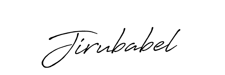 You can use this online signature creator to create a handwritten signature for the name Jirubabel. This is the best online autograph maker. Jirubabel signature style 7 images and pictures png