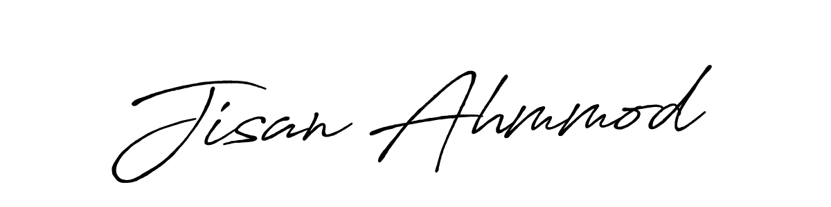 Here are the top 10 professional signature styles for the name Jisan Ahmmod. These are the best autograph styles you can use for your name. Jisan Ahmmod signature style 7 images and pictures png