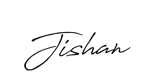 How to make Jishan signature? Antro_Vectra_Bolder is a professional autograph style. Create handwritten signature for Jishan name. Jishan signature style 7 images and pictures png