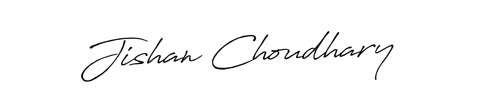 Similarly Antro_Vectra_Bolder is the best handwritten signature design. Signature creator online .You can use it as an online autograph creator for name Jishan Choudhary. Jishan Choudhary signature style 7 images and pictures png