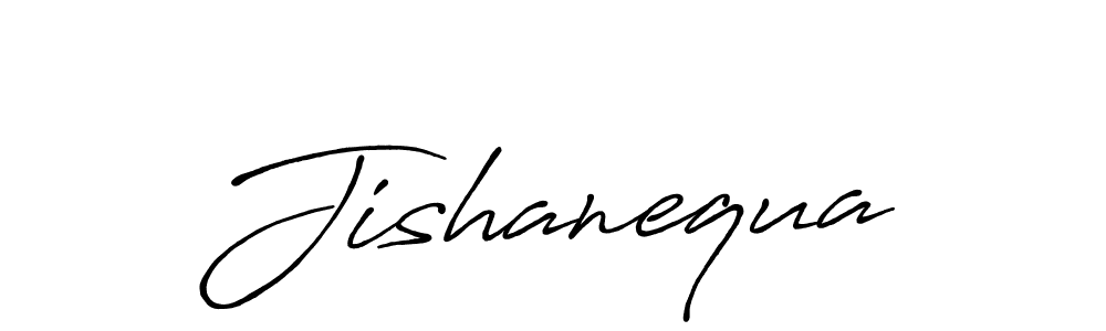 It looks lik you need a new signature style for name Jishanequa. Design unique handwritten (Antro_Vectra_Bolder) signature with our free signature maker in just a few clicks. Jishanequa signature style 7 images and pictures png