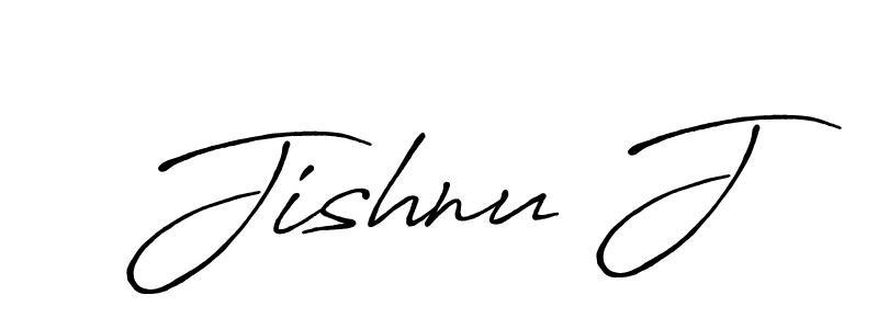 It looks lik you need a new signature style for name Jishnu J. Design unique handwritten (Antro_Vectra_Bolder) signature with our free signature maker in just a few clicks. Jishnu J signature style 7 images and pictures png