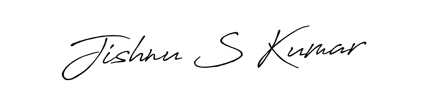 How to Draw Jishnu S Kumar signature style? Antro_Vectra_Bolder is a latest design signature styles for name Jishnu S Kumar. Jishnu S Kumar signature style 7 images and pictures png