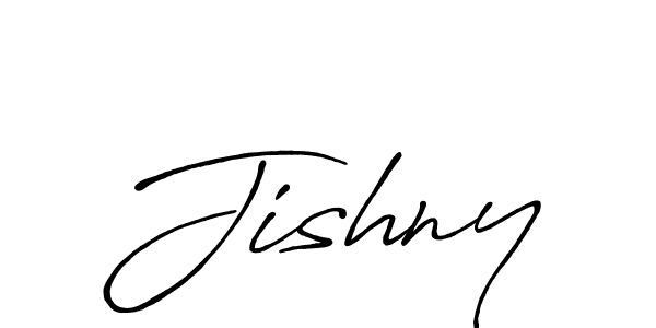 Jishny stylish signature style. Best Handwritten Sign (Antro_Vectra_Bolder) for my name. Handwritten Signature Collection Ideas for my name Jishny. Jishny signature style 7 images and pictures png