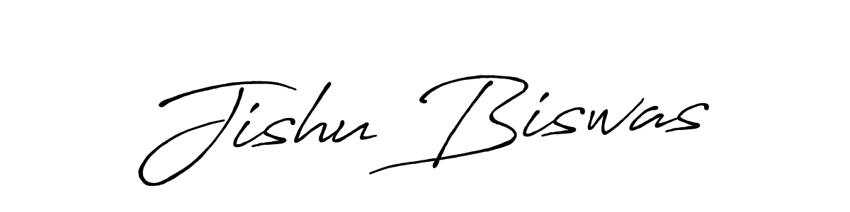 The best way (Antro_Vectra_Bolder) to make a short signature is to pick only two or three words in your name. The name Jishu Biswas include a total of six letters. For converting this name. Jishu Biswas signature style 7 images and pictures png