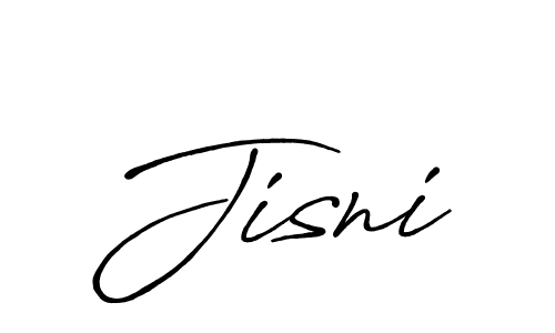 Jisni stylish signature style. Best Handwritten Sign (Antro_Vectra_Bolder) for my name. Handwritten Signature Collection Ideas for my name Jisni. Jisni signature style 7 images and pictures png