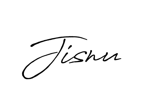 How to make Jisnu signature? Antro_Vectra_Bolder is a professional autograph style. Create handwritten signature for Jisnu name. Jisnu signature style 7 images and pictures png