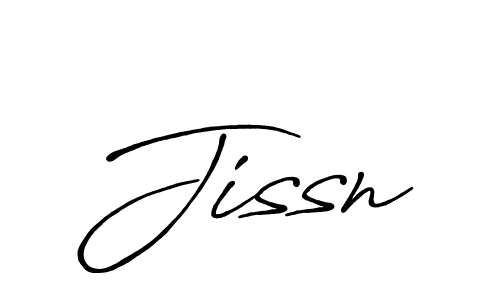 if you are searching for the best signature style for your name Jissn. so please give up your signature search. here we have designed multiple signature styles  using Antro_Vectra_Bolder. Jissn signature style 7 images and pictures png