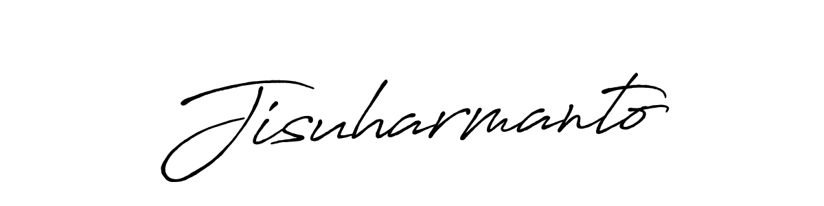You should practise on your own different ways (Antro_Vectra_Bolder) to write your name (Jisuharmanto) in signature. don't let someone else do it for you. Jisuharmanto signature style 7 images and pictures png