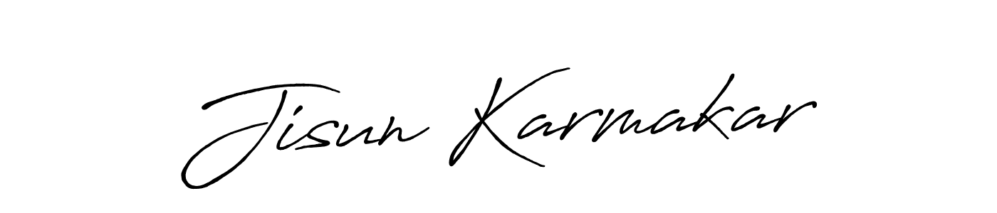 How to Draw Jisun Karmakar signature style? Antro_Vectra_Bolder is a latest design signature styles for name Jisun Karmakar. Jisun Karmakar signature style 7 images and pictures png
