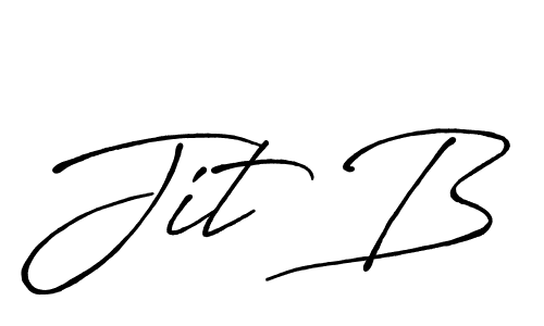 Best and Professional Signature Style for Jit B. Antro_Vectra_Bolder Best Signature Style Collection. Jit B signature style 7 images and pictures png