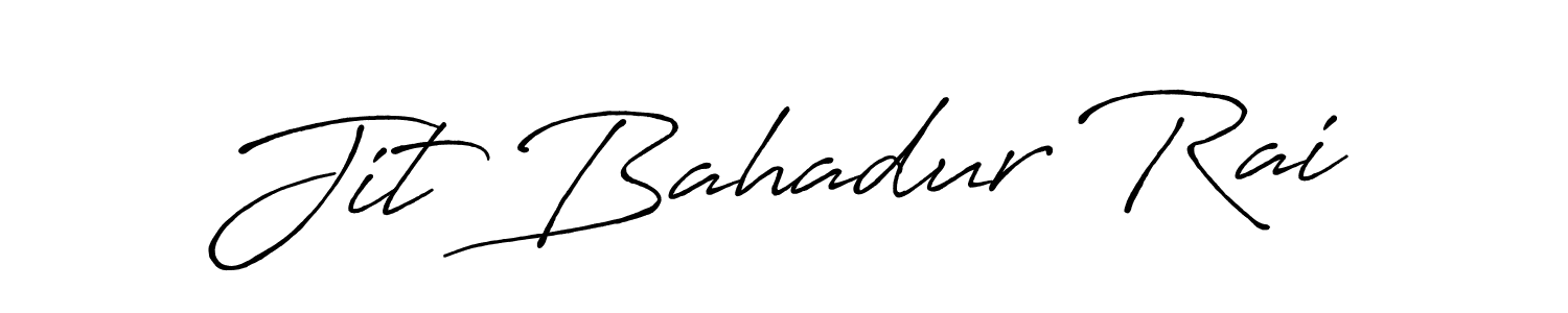 The best way (Antro_Vectra_Bolder) to make a short signature is to pick only two or three words in your name. The name Jit Bahadur Rai include a total of six letters. For converting this name. Jit Bahadur Rai signature style 7 images and pictures png