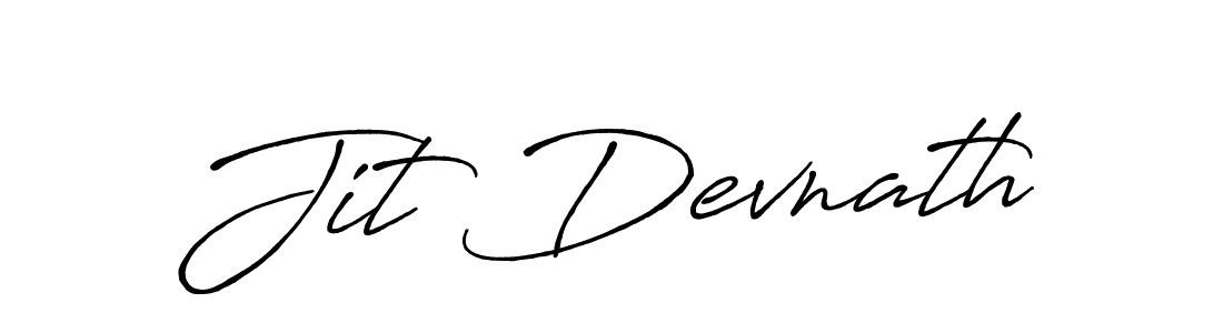 Create a beautiful signature design for name Jit Devnath. With this signature (Antro_Vectra_Bolder) fonts, you can make a handwritten signature for free. Jit Devnath signature style 7 images and pictures png