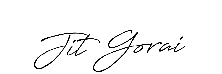 You can use this online signature creator to create a handwritten signature for the name Jit Gorai. This is the best online autograph maker. Jit Gorai signature style 7 images and pictures png