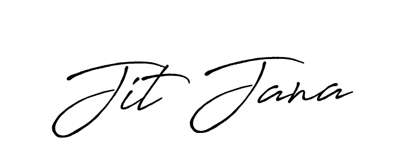 Also You can easily find your signature by using the search form. We will create Jit Jana name handwritten signature images for you free of cost using Antro_Vectra_Bolder sign style. Jit Jana signature style 7 images and pictures png