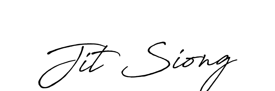 How to make Jit Siong name signature. Use Antro_Vectra_Bolder style for creating short signs online. This is the latest handwritten sign. Jit Siong signature style 7 images and pictures png