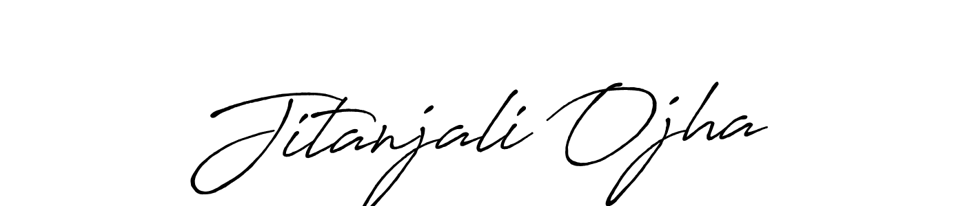 Design your own signature with our free online signature maker. With this signature software, you can create a handwritten (Antro_Vectra_Bolder) signature for name Jitanjali Ojha. Jitanjali Ojha signature style 7 images and pictures png