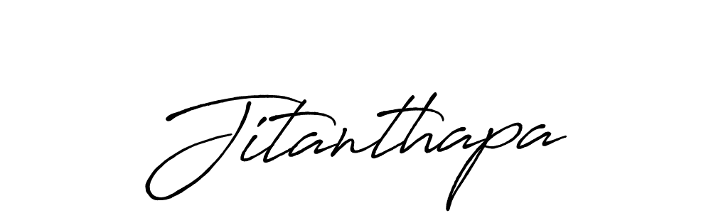 How to make Jitanthapa name signature. Use Antro_Vectra_Bolder style for creating short signs online. This is the latest handwritten sign. Jitanthapa signature style 7 images and pictures png