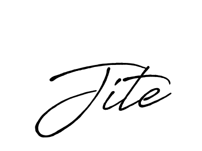 Design your own signature with our free online signature maker. With this signature software, you can create a handwritten (Antro_Vectra_Bolder) signature for name Jite. Jite signature style 7 images and pictures png