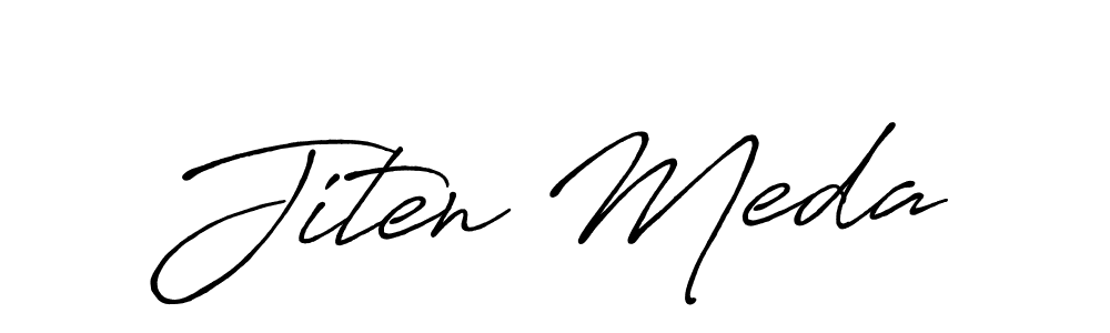 Similarly Antro_Vectra_Bolder is the best handwritten signature design. Signature creator online .You can use it as an online autograph creator for name Jiten Meda. Jiten Meda signature style 7 images and pictures png