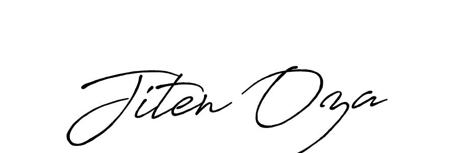 It looks lik you need a new signature style for name Jiten Oza. Design unique handwritten (Antro_Vectra_Bolder) signature with our free signature maker in just a few clicks. Jiten Oza signature style 7 images and pictures png