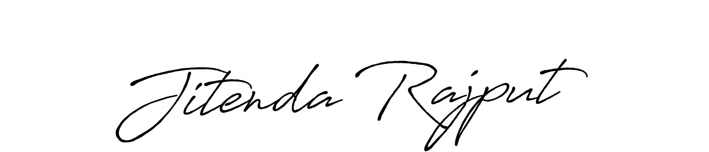 How to make Jitenda Rajput signature? Antro_Vectra_Bolder is a professional autograph style. Create handwritten signature for Jitenda Rajput name. Jitenda Rajput signature style 7 images and pictures png