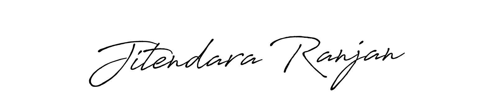 Jitendara Ranjan stylish signature style. Best Handwritten Sign (Antro_Vectra_Bolder) for my name. Handwritten Signature Collection Ideas for my name Jitendara Ranjan. Jitendara Ranjan signature style 7 images and pictures png