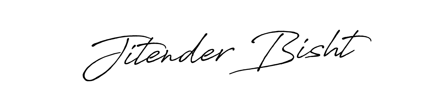 Also You can easily find your signature by using the search form. We will create Jitender Bisht name handwritten signature images for you free of cost using Antro_Vectra_Bolder sign style. Jitender Bisht signature style 7 images and pictures png