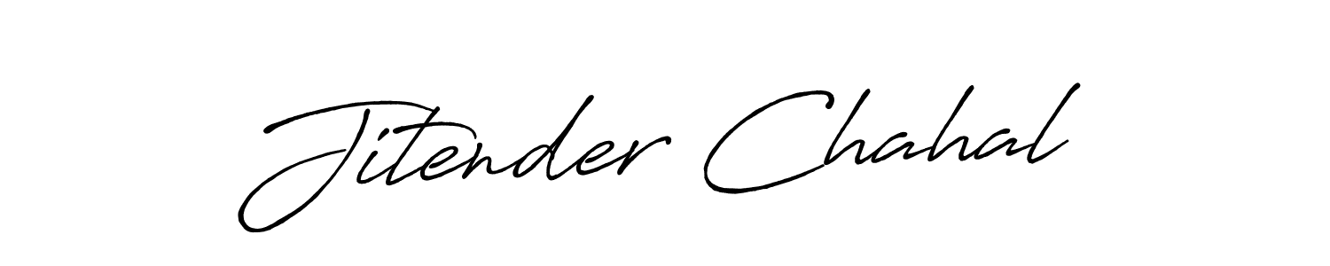 Similarly Antro_Vectra_Bolder is the best handwritten signature design. Signature creator online .You can use it as an online autograph creator for name Jitender Chahal. Jitender Chahal signature style 7 images and pictures png