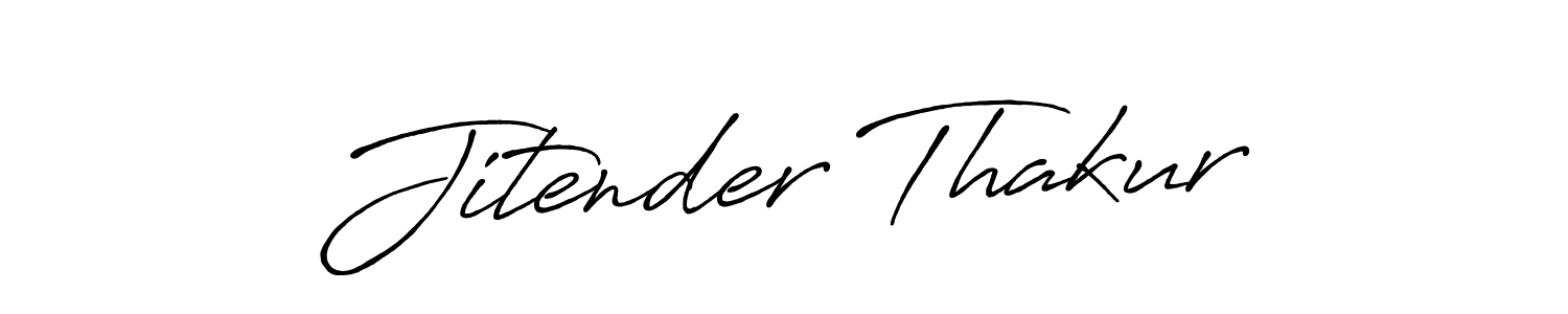 Use a signature maker to create a handwritten signature online. With this signature software, you can design (Antro_Vectra_Bolder) your own signature for name Jitender Thakur. Jitender Thakur signature style 7 images and pictures png