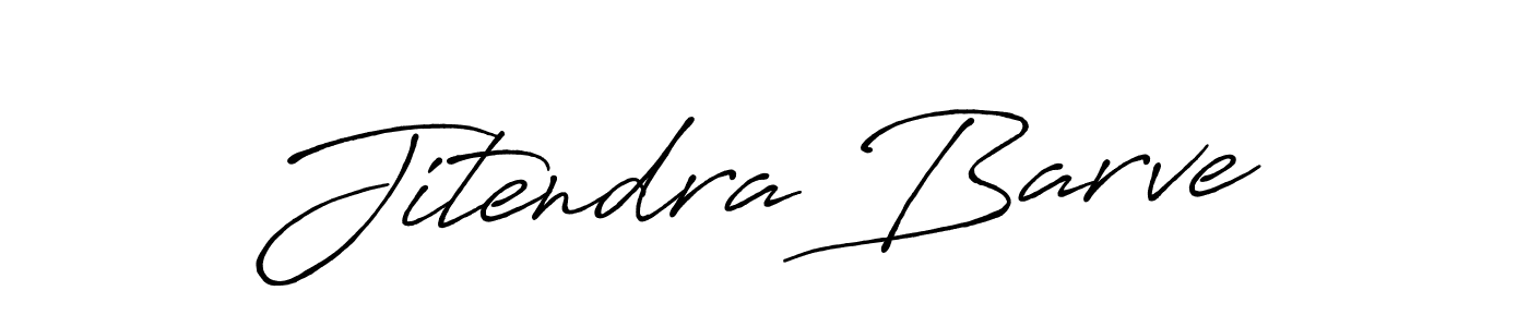 Design your own signature with our free online signature maker. With this signature software, you can create a handwritten (Antro_Vectra_Bolder) signature for name Jitendra Barve. Jitendra Barve signature style 7 images and pictures png