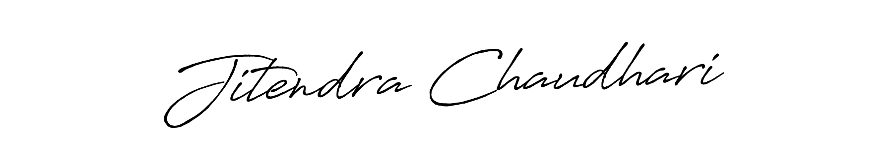 This is the best signature style for the Jitendra Chaudhari name. Also you like these signature font (Antro_Vectra_Bolder). Mix name signature. Jitendra Chaudhari signature style 7 images and pictures png