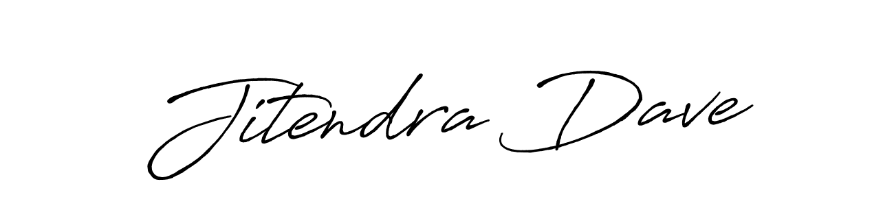 Design your own signature with our free online signature maker. With this signature software, you can create a handwritten (Antro_Vectra_Bolder) signature for name Jitendra Dave. Jitendra Dave signature style 7 images and pictures png