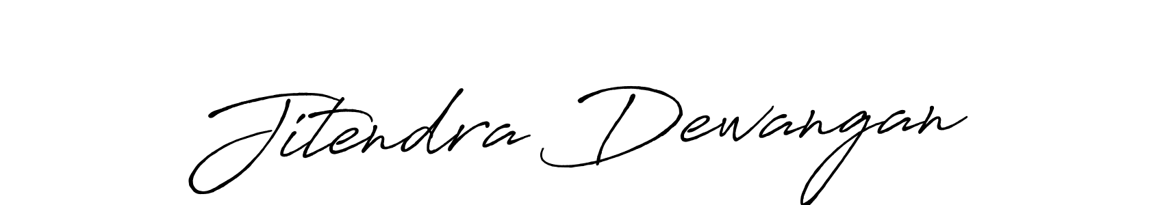 Also we have Jitendra Dewangan name is the best signature style. Create professional handwritten signature collection using Antro_Vectra_Bolder autograph style. Jitendra Dewangan signature style 7 images and pictures png