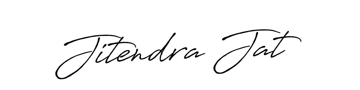 Make a short Jitendra Jat signature style. Manage your documents anywhere anytime using Antro_Vectra_Bolder. Create and add eSignatures, submit forms, share and send files easily. Jitendra Jat signature style 7 images and pictures png