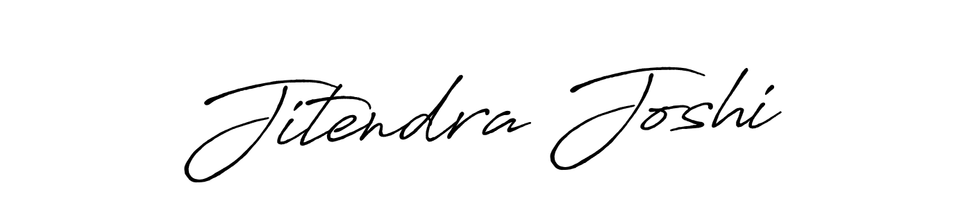 Design your own signature with our free online signature maker. With this signature software, you can create a handwritten (Antro_Vectra_Bolder) signature for name Jitendra Joshi. Jitendra Joshi signature style 7 images and pictures png