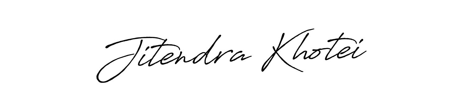 This is the best signature style for the Jitendra Khotei name. Also you like these signature font (Antro_Vectra_Bolder). Mix name signature. Jitendra Khotei signature style 7 images and pictures png