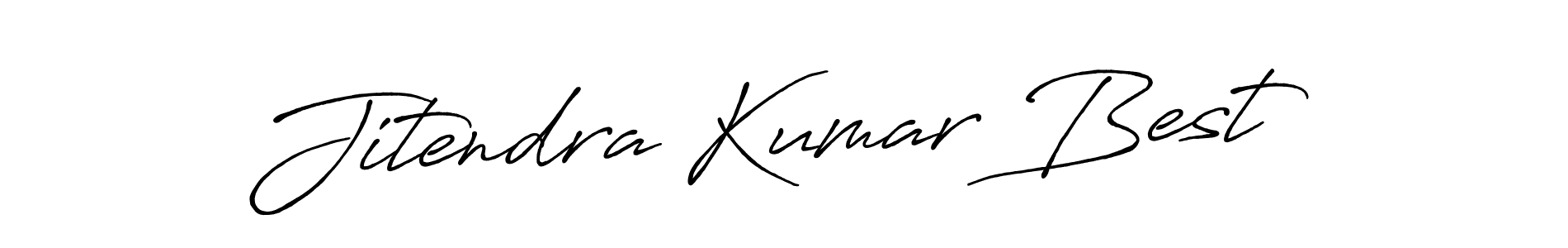 Make a beautiful signature design for name Jitendra Kumar Best. With this signature (Antro_Vectra_Bolder) style, you can create a handwritten signature for free. Jitendra Kumar Best signature style 7 images and pictures png