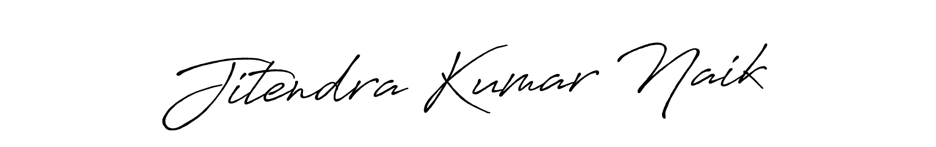 Also we have Jitendra Kumar Naik name is the best signature style. Create professional handwritten signature collection using Antro_Vectra_Bolder autograph style. Jitendra Kumar Naik signature style 7 images and pictures png