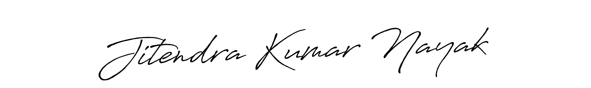 How to make Jitendra Kumar Nayak name signature. Use Antro_Vectra_Bolder style for creating short signs online. This is the latest handwritten sign. Jitendra Kumar Nayak signature style 7 images and pictures png