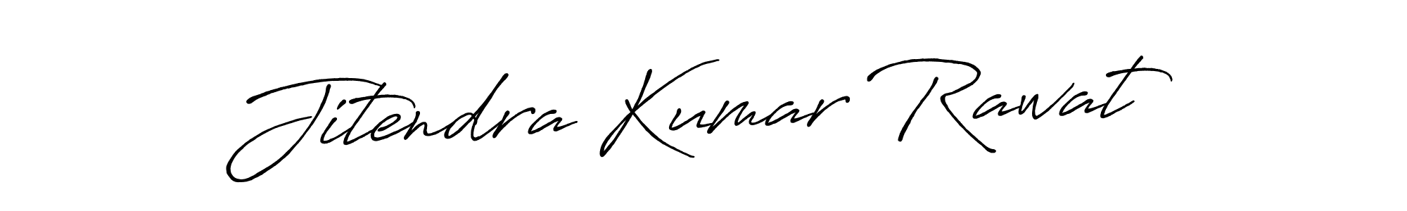 Design your own signature with our free online signature maker. With this signature software, you can create a handwritten (Antro_Vectra_Bolder) signature for name Jitendra Kumar Rawat. Jitendra Kumar Rawat signature style 7 images and pictures png