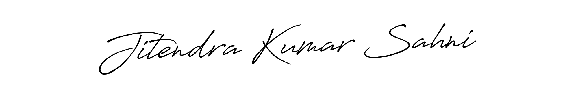 Jitendra Kumar Sahni stylish signature style. Best Handwritten Sign (Antro_Vectra_Bolder) for my name. Handwritten Signature Collection Ideas for my name Jitendra Kumar Sahni. Jitendra Kumar Sahni signature style 7 images and pictures png