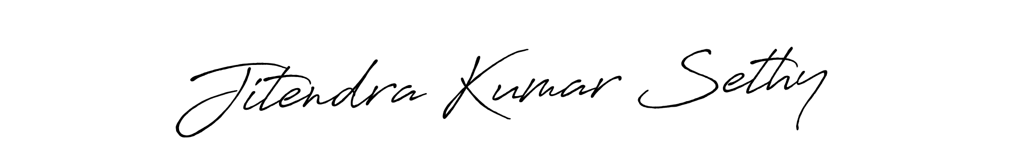 How to make Jitendra Kumar Sethy name signature. Use Antro_Vectra_Bolder style for creating short signs online. This is the latest handwritten sign. Jitendra Kumar Sethy signature style 7 images and pictures png