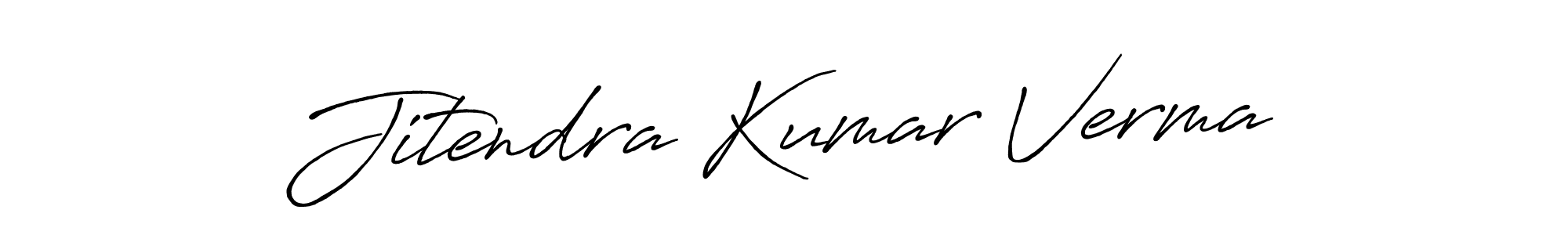 How to make Jitendra Kumar Verma signature? Antro_Vectra_Bolder is a professional autograph style. Create handwritten signature for Jitendra Kumar Verma name. Jitendra Kumar Verma signature style 7 images and pictures png