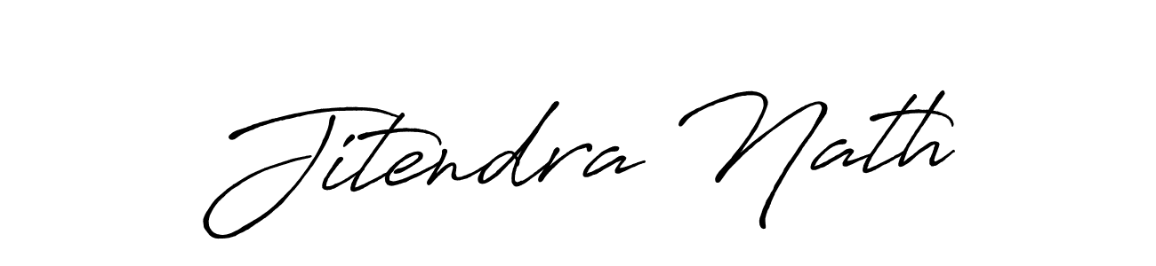 How to make Jitendra Nath signature? Antro_Vectra_Bolder is a professional autograph style. Create handwritten signature for Jitendra Nath name. Jitendra Nath signature style 7 images and pictures png