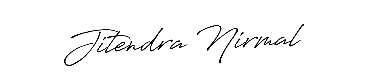 Make a beautiful signature design for name Jitendra Nirmal. Use this online signature maker to create a handwritten signature for free. Jitendra Nirmal signature style 7 images and pictures png