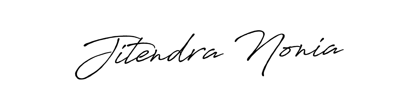 Similarly Antro_Vectra_Bolder is the best handwritten signature design. Signature creator online .You can use it as an online autograph creator for name Jitendra Nonia. Jitendra Nonia signature style 7 images and pictures png